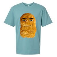 Chicken Nugget Meme Sueded Cloud Jersey T-Shirt