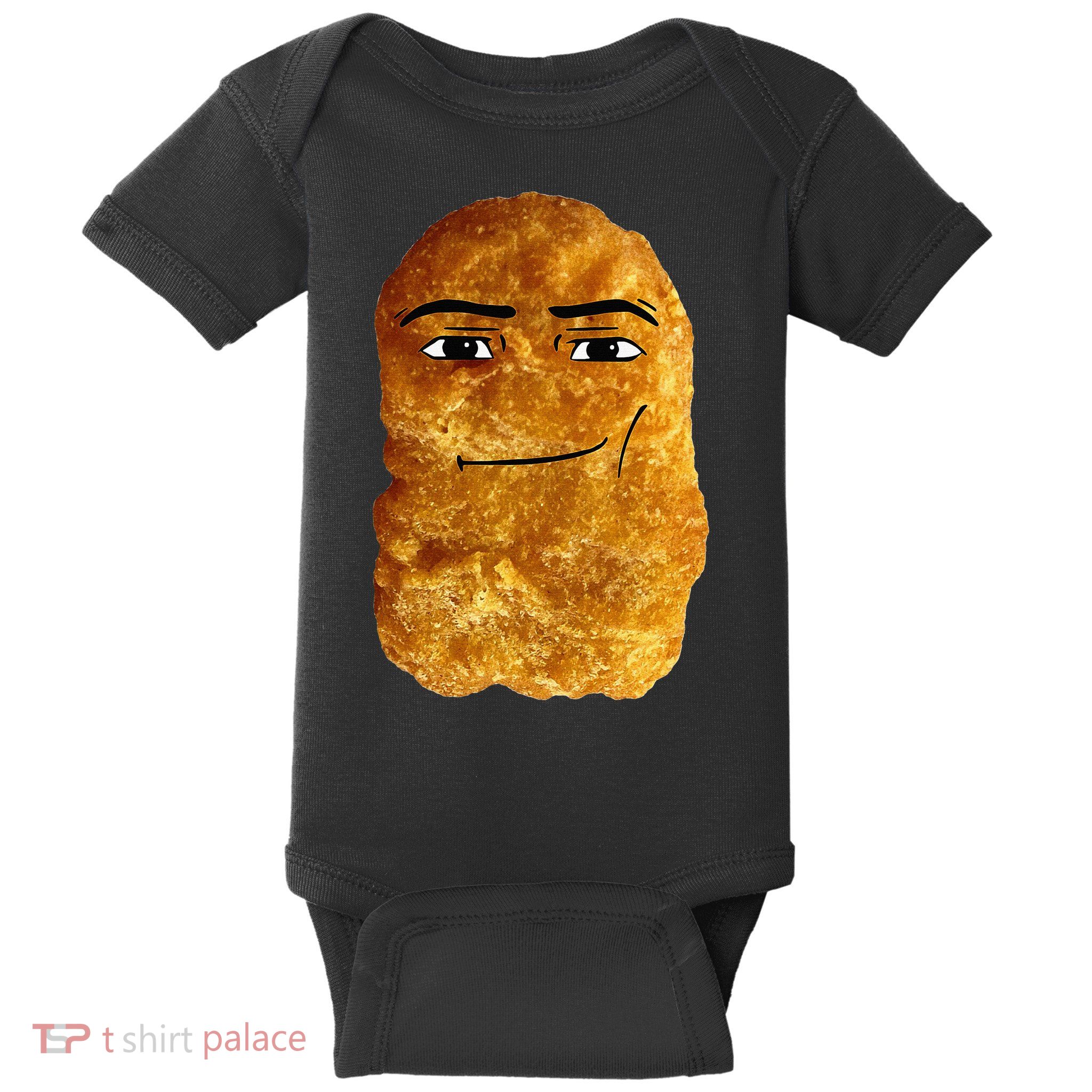 Chicken Nugget Meme Baby Bodysuit
