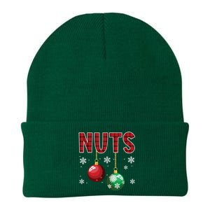 Chest Nuts Matching Chestnuts Funny Christmas Couples Nuts Knit Cap Winter Beanie