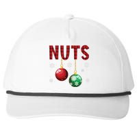 Chest Nuts Matching Chestnuts Funny Christmas Couples Nuts Snapback Five-Panel Rope Hat