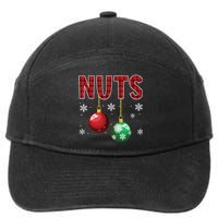 Chest Nuts Matching Chestnuts Funny Christmas Couples Nuts 7-Panel Snapback Hat