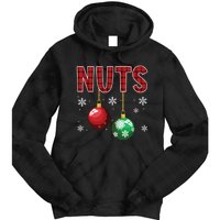 Chest Nuts Matching Chestnuts Funny Christmas Couples Nuts Tie Dye Hoodie