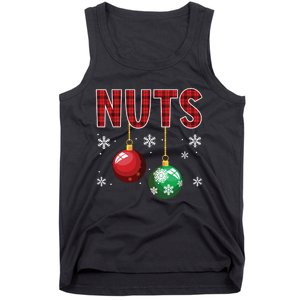 Chest Nuts Matching Chestnuts Funny Christmas Couples Nuts Tank Top