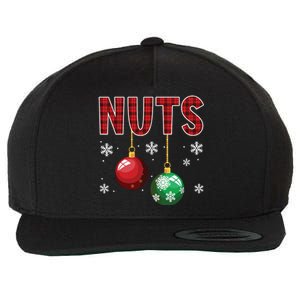 Chest Nuts Matching Chestnuts Funny Christmas Couples Nuts Wool Snapback Cap