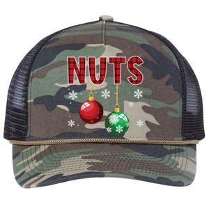 Chest Nuts Matching Chestnuts Funny Christmas Couples Nuts Retro Rope Trucker Hat Cap