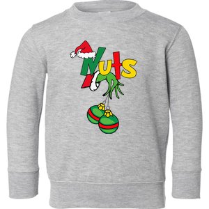 Chest Nuts Matching Chestnuts Christmas Couples Nuts Toddler Sweatshirt