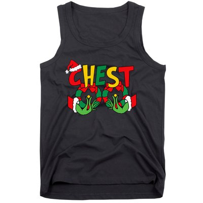 Chest Nuts Matching Chestnuts Christmas Couples Nuts Tank Top