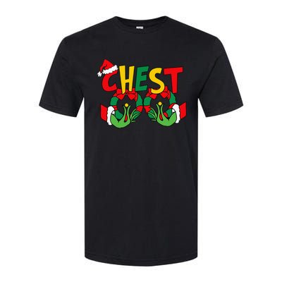 Chest Nuts Matching Chestnuts Christmas Couples Nuts Softstyle® CVC T-Shirt