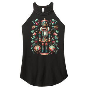 Christmas Nutcracker Merry Christmas Xmas Morning Holiday Women’s Perfect Tri Rocker Tank