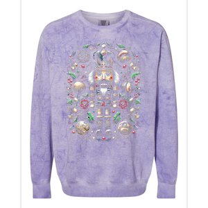 Christmas Nutcracker Merry Christmas Xmas Morning Holiday Colorblast Crewneck Sweatshirt