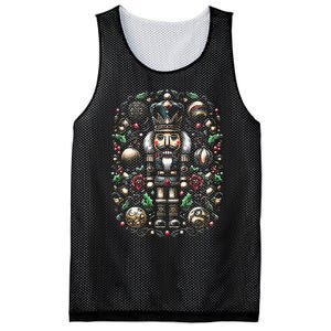 Christmas Nutcracker Merry Christmas Xmas Morning Holiday Mesh Reversible Basketball Jersey Tank