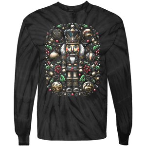 Christmas Nutcracker Merry Christmas Xmas Morning Holiday Tie-Dye Long Sleeve Shirt