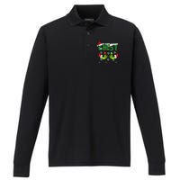 Chest Nuts Matching Chestnuts Christmas Snow Couples Performance Long Sleeve Polo