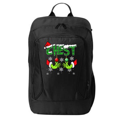 Chest Nuts Matching Chestnuts Christmas Snow Couples City Backpack