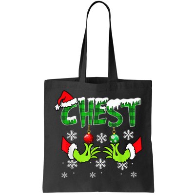 Chest Nuts Matching Chestnuts Christmas Snow Couples Tote Bag