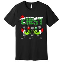 Chest Nuts Matching Chestnuts Christmas Snow Couples Premium T-Shirt