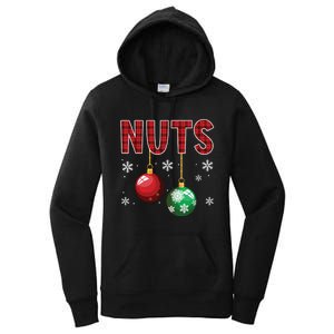 Chest Nuts Matching Chestnuts Funny Christmas Couples Nuts Women's Pullover Hoodie