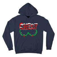 Chest Nuts Matching Chestnuts Funny Christmas Couples Chest Hoodie