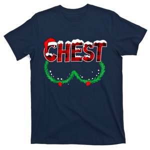 Chest Nuts Matching Chestnuts Funny Christmas Couples Chest T-Shirt