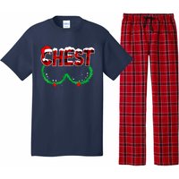 Chest Nuts Matching Chestnuts Funny Christmas Couples Chest Pajama Set