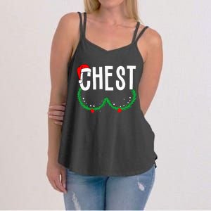 Chest Nuts Matching Chestnuts Christmas Couples Chest Women's Strappy Tank