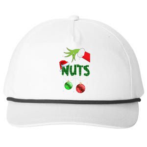 Chest Nuts Matching Chestnuts Christmas Couples Nuts  Snapback Five-Panel Rope Hat