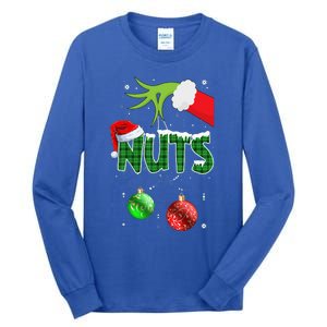 Chest Nuts Matching Chestnuts Christmas Couples Nuts  Tall Long Sleeve T-Shirt