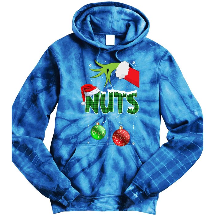 Chest Nuts Matching Chestnuts Christmas Couples Nuts  Tie Dye Hoodie