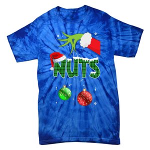 Chest Nuts Matching Chestnuts Christmas Couples Nuts  Tie-Dye T-Shirt