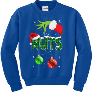 Chest Nuts Matching Chestnuts Christmas Couples Nuts  Kids Sweatshirt