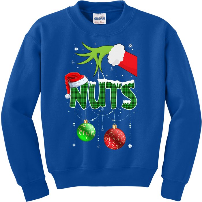 Chest Nuts Matching Chestnuts Christmas Couples Nuts  Kids Sweatshirt