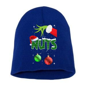 Chest Nuts Matching Chestnuts Christmas Couples Nuts  Short Acrylic Beanie