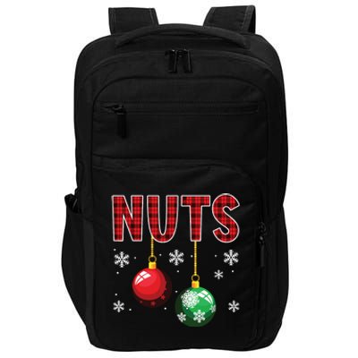 Chest Nuts Matching Chestnuts Funny Christmas Couples Nuts Impact Tech Backpack