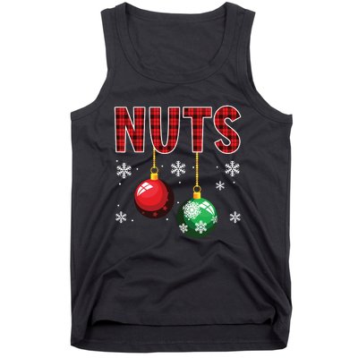 Chest Nuts Matching Chestnuts Funny Christmas Couples Nuts Tank Top