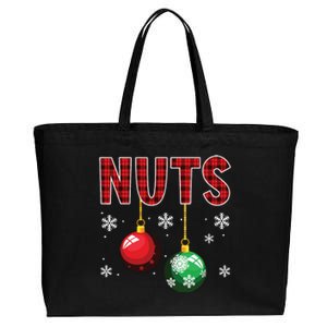 Chest Nuts Matching Chestnuts Funny Christmas Couples Nuts Cotton Canvas Jumbo Tote