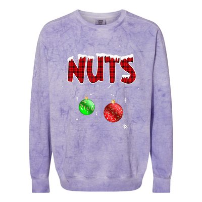 Chest Nuts Matching Chestnuts Christmas Couples Nuts Colorblast Crewneck Sweatshirt