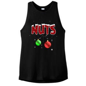 Chest Nuts Matching Chestnuts Christmas Couples Nuts Ladies PosiCharge Tri-Blend Wicking Tank