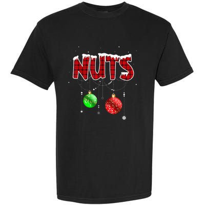 Chest Nuts Matching Chestnuts Christmas Couples Nuts Garment-Dyed Heavyweight T-Shirt