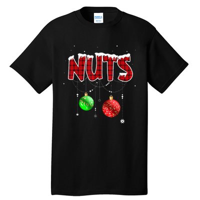 Chest Nuts Matching Chestnuts Christmas Couples Nuts Tall T-Shirt