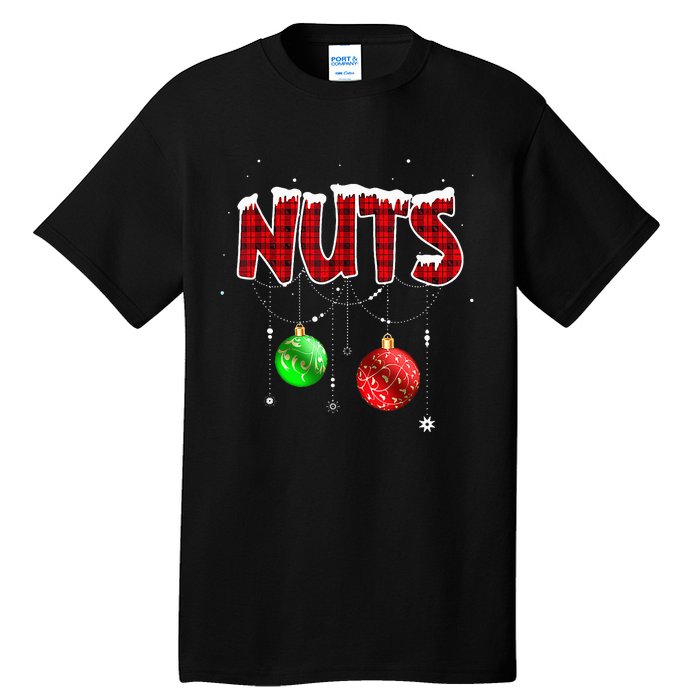 Chest Nuts Matching Chestnuts Christmas Couples Nuts Tall T-Shirt