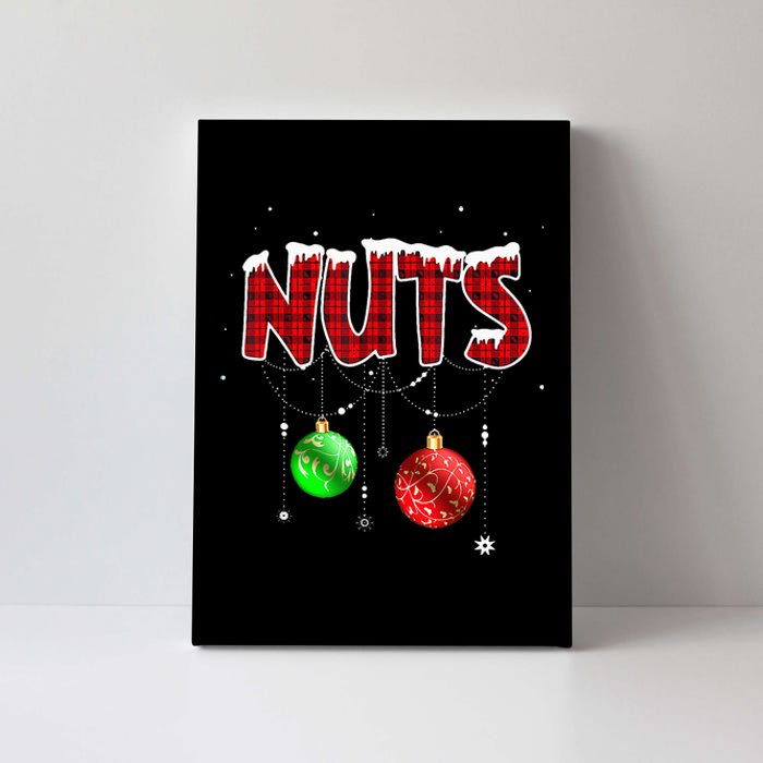 Chest Nuts Matching Chestnuts Christmas Couples Nuts Canvas