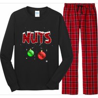 Chest Nuts Matching Chestnuts Christmas Couples Nuts Long Sleeve Pajama Set