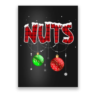 Chest Nuts Matching Chestnuts Christmas Couples Nuts Poster