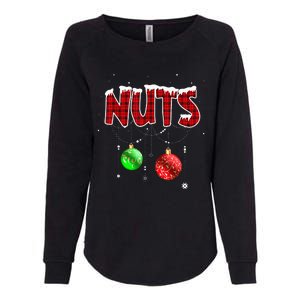 Chest Nuts Matching Chestnuts Christmas Couples Nuts Womens California Wash Sweatshirt