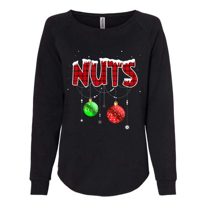 Chest Nuts Matching Chestnuts Christmas Couples Nuts Womens California Wash Sweatshirt