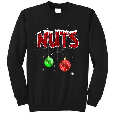 Chest Nuts Matching Chestnuts Christmas Couples Nuts Tall Sweatshirt