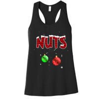 Chest Nuts Matching Chestnuts Christmas Couples Nuts Women's Racerback Tank