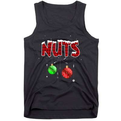 Chest Nuts Matching Chestnuts Christmas Couples Nuts Tank Top