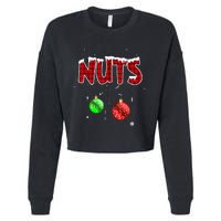 Chest Nuts Matching Chestnuts Christmas Couples Nuts Cropped Pullover Crew