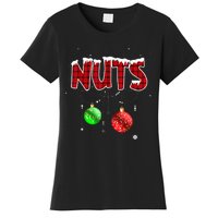 Chest Nuts Matching Chestnuts Christmas Couples Nuts Women's T-Shirt